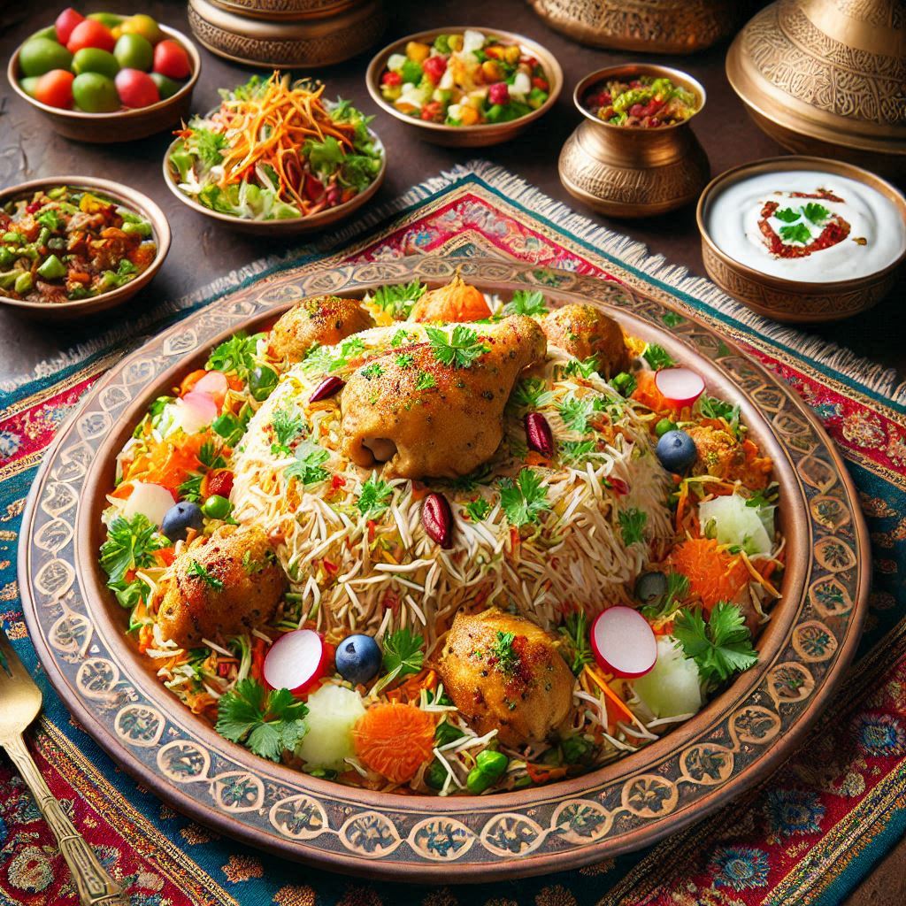 Kashmiri Chicken Biryani